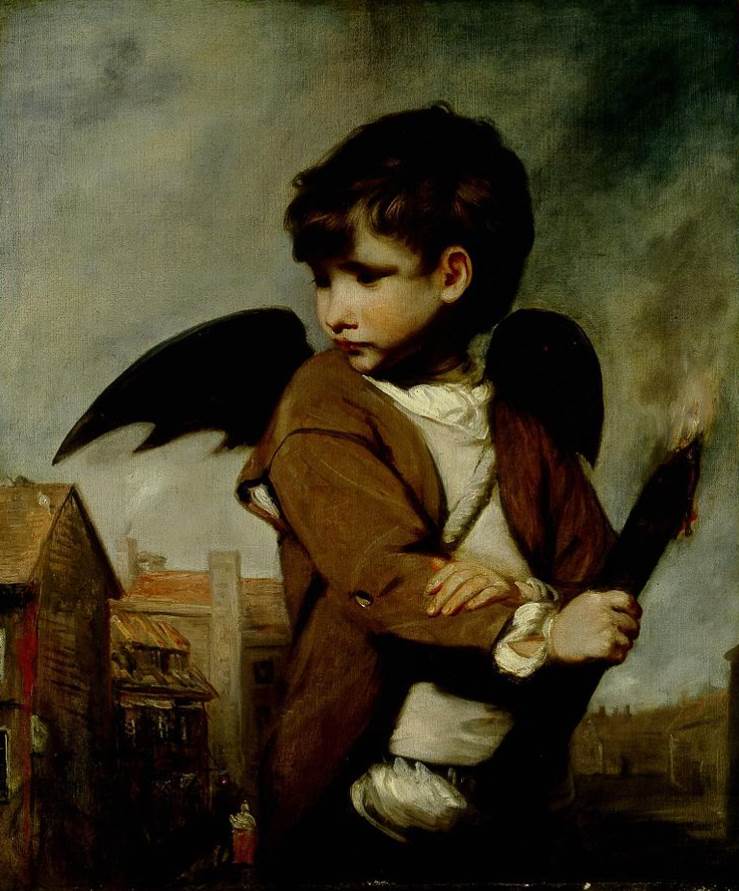 Cupid as Link Boy by Joshua Reynolds
