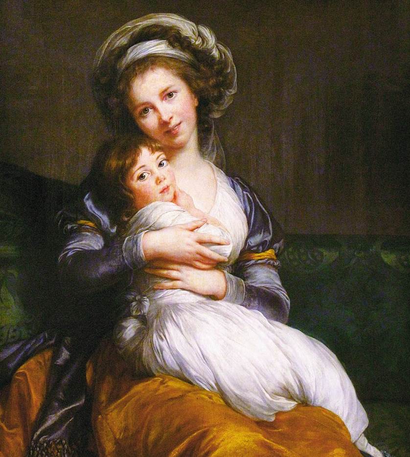Elisabeth Vigee Le Brun self portrait with daughter Julie