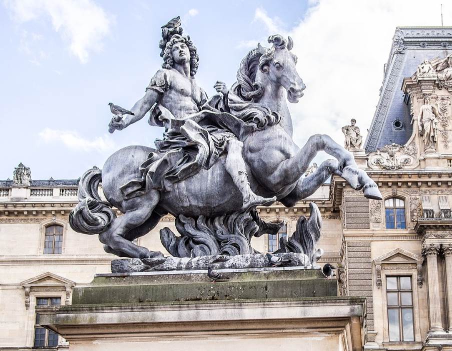 Equestrian Statue of Louis XIV by Bernini