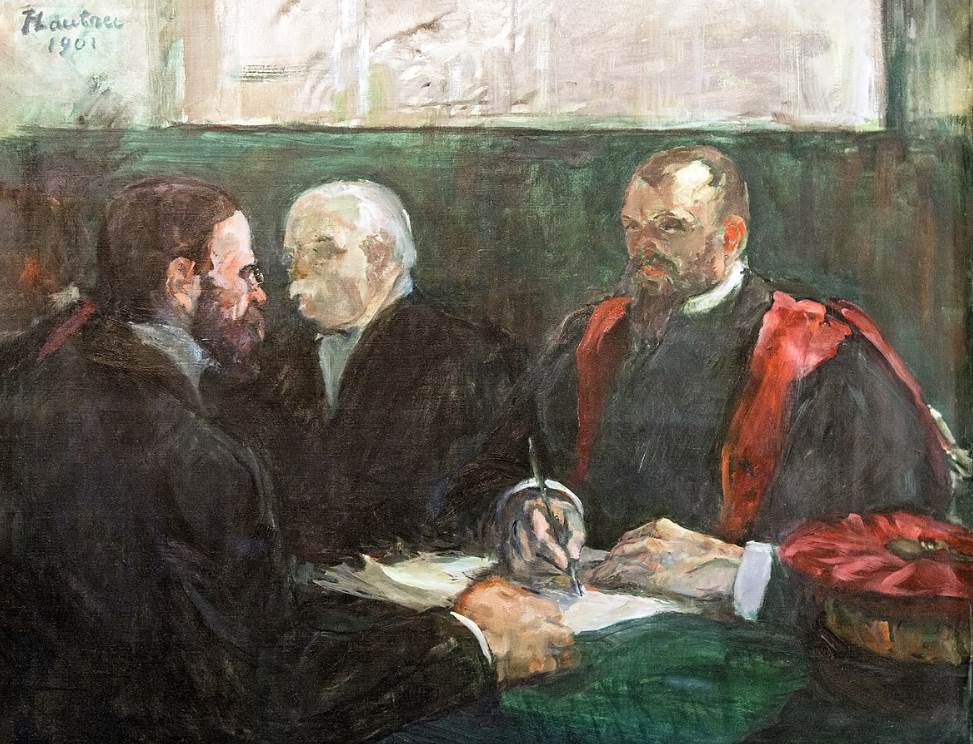 Examination at the Faculty of Medicine by Henri de Toulous Lautrec