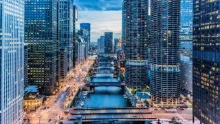 Famous bridges in Chicago