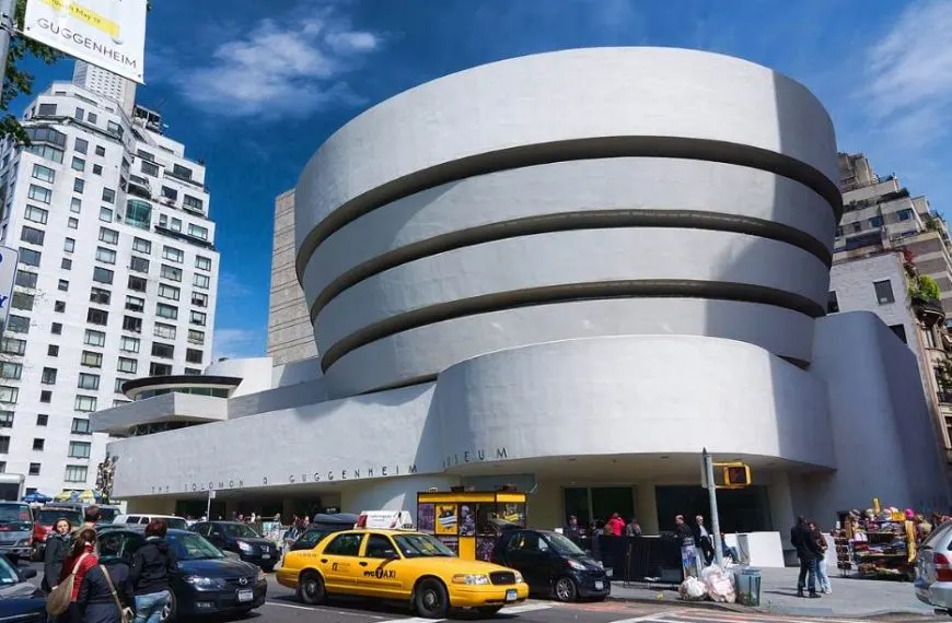 Famous paintings at the Guggenheim in New York City