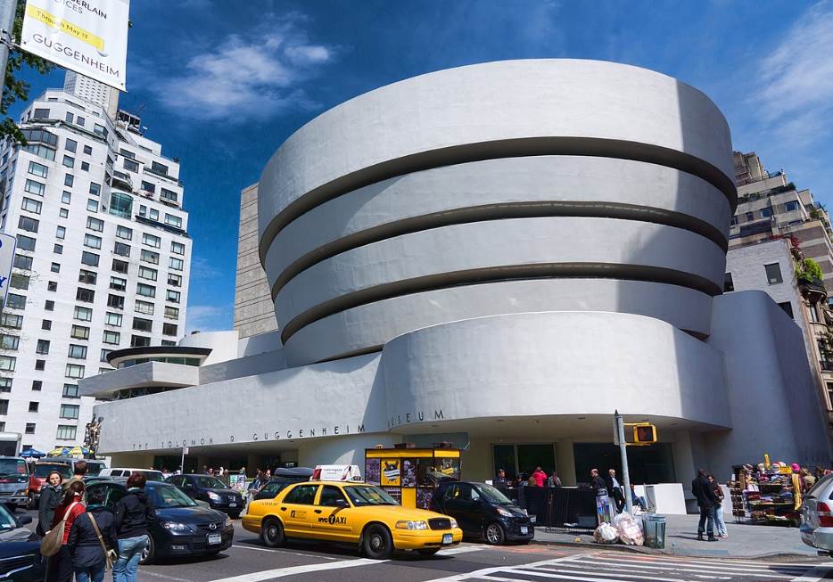 Famous paintings at the Guggenheim in New York City