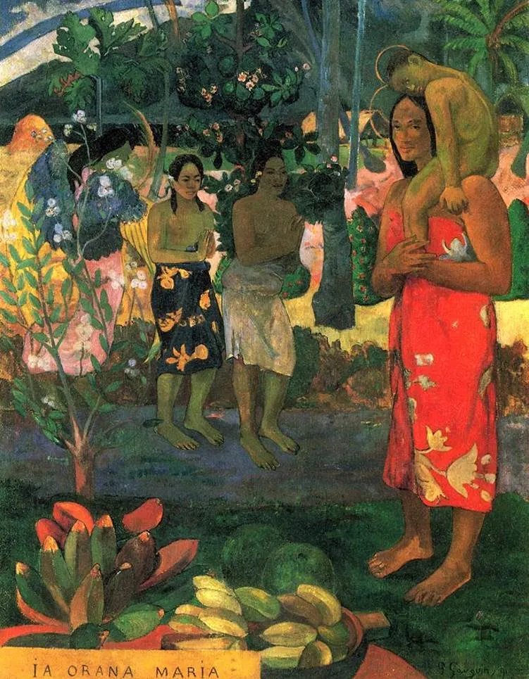 Hail Mary by Paul Gauguin