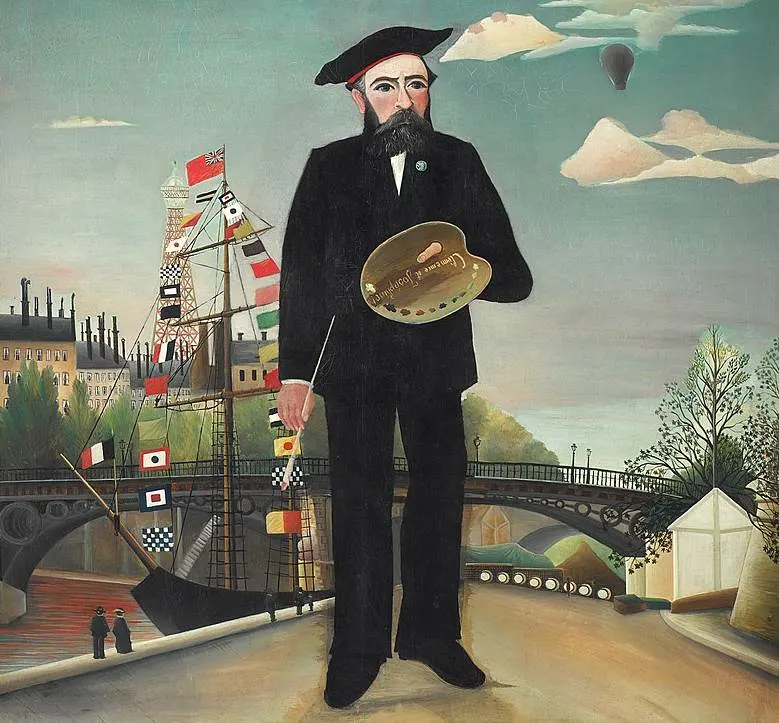 Henri Rousseau self potrait