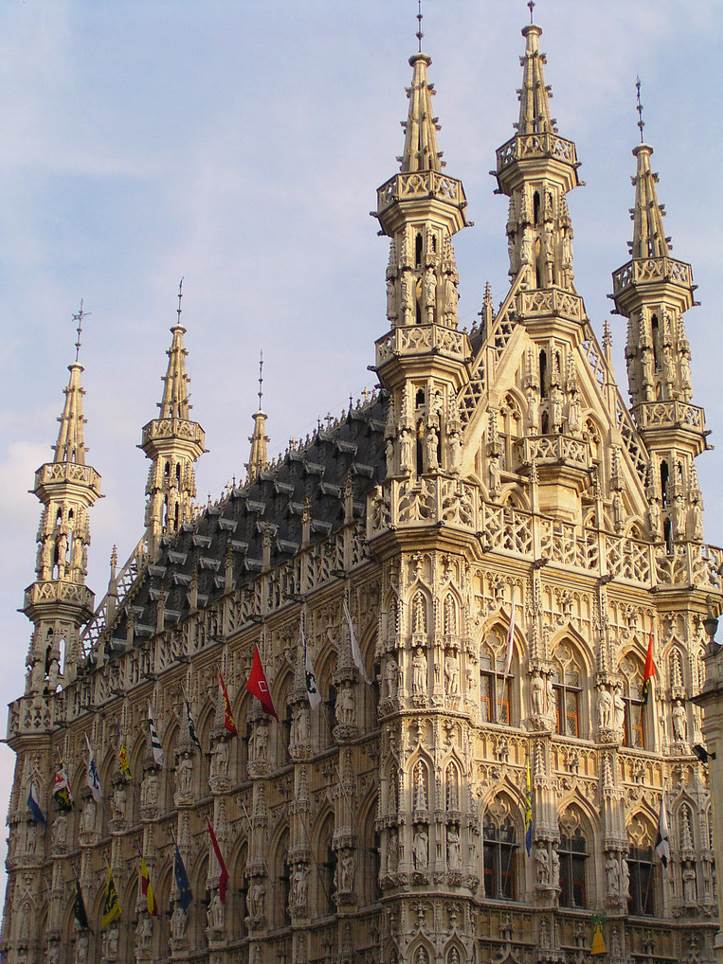 Leuven Town Hall architecture