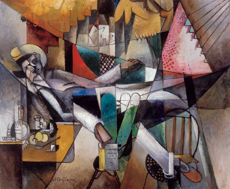 Man in a Hammock by Albert Gleizes