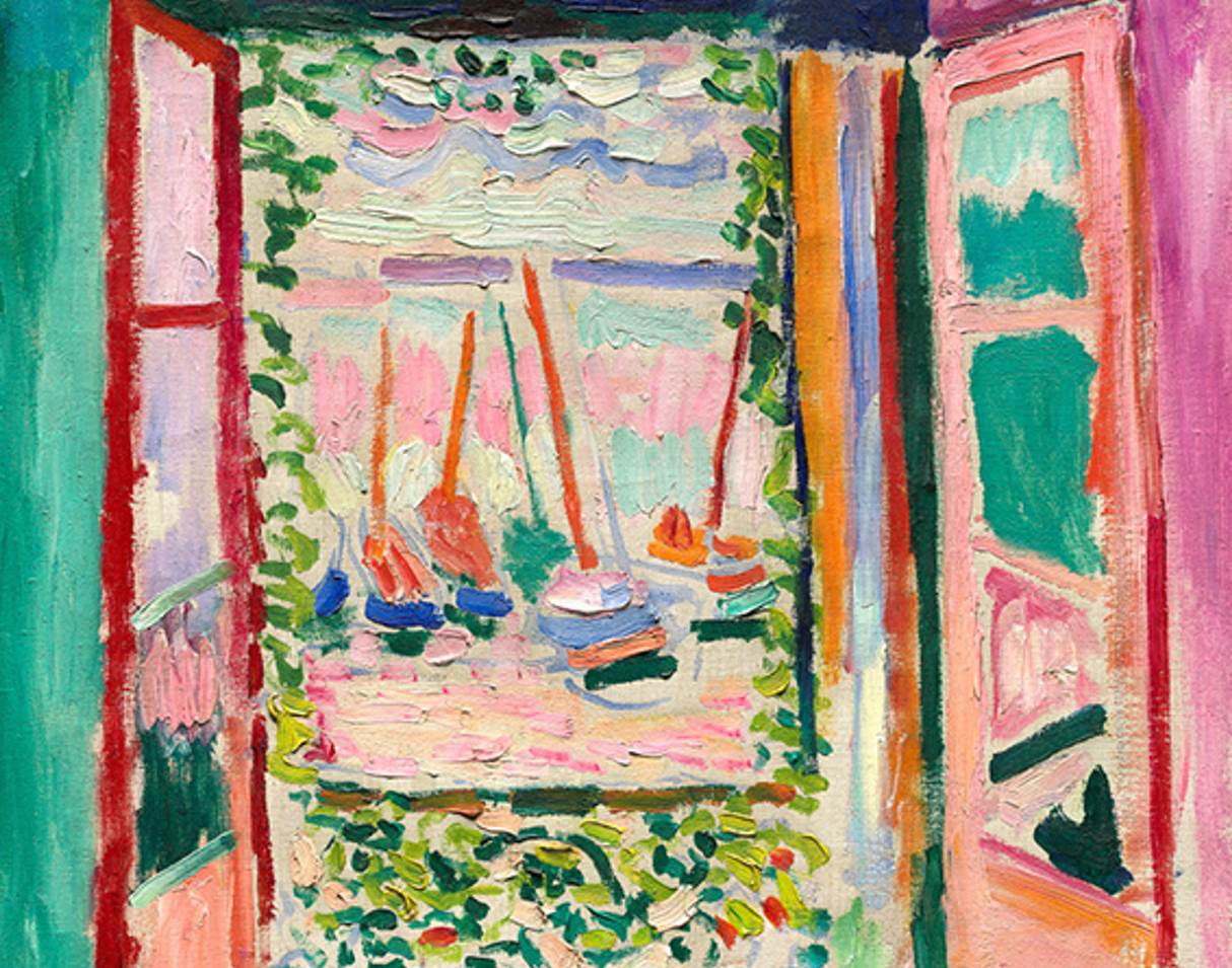 Matisse Open Window Brushstrokes