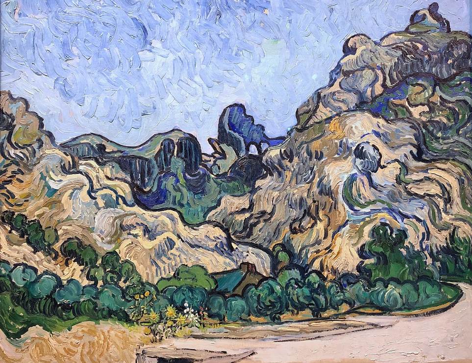 Mountains at Saint-Rémy by Vincent van Gogh