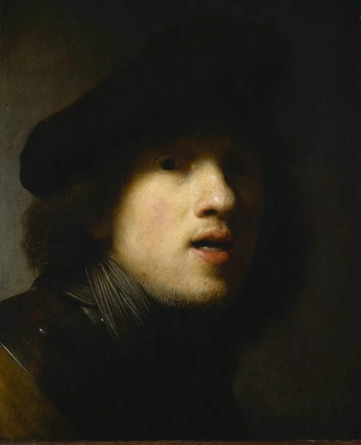 Self-Portrait by Rembrandt van Rijn Indianapolis Museum of Art Paintings