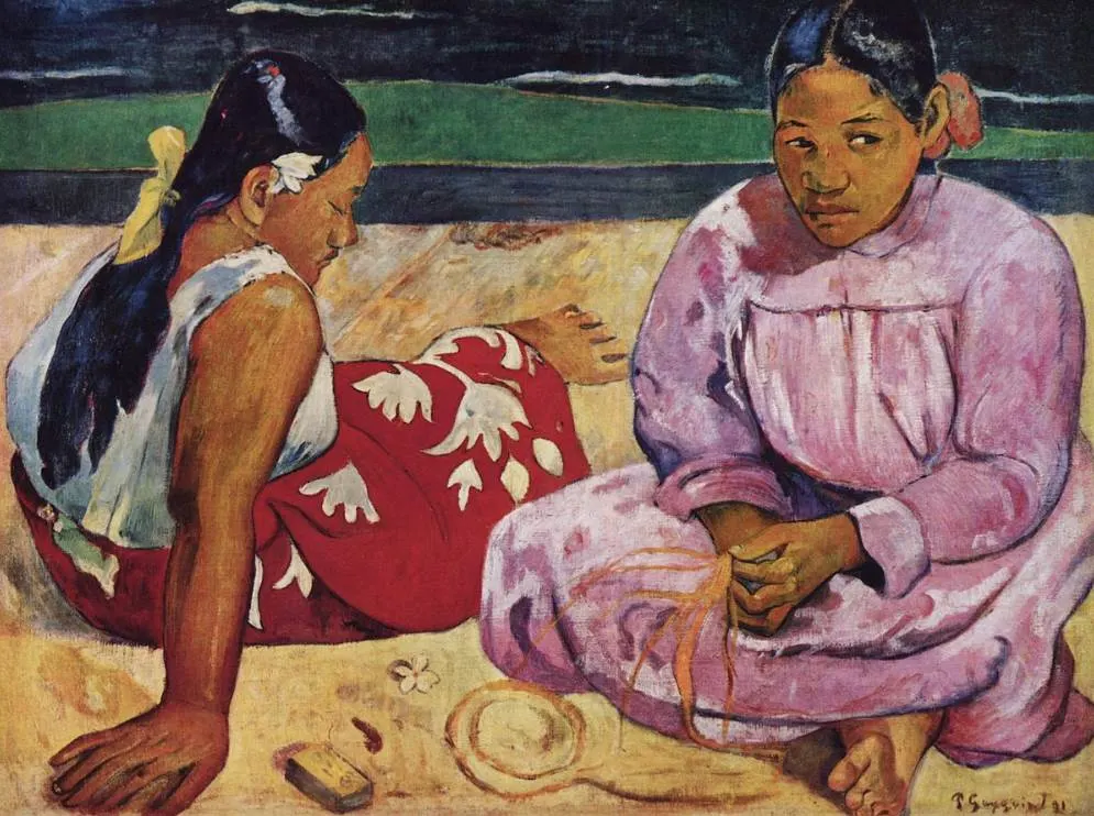 Tahitian Women on the Beach by Paul Gauguin