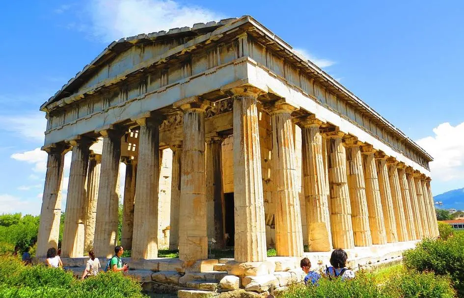 Temple of Hephaestus facts