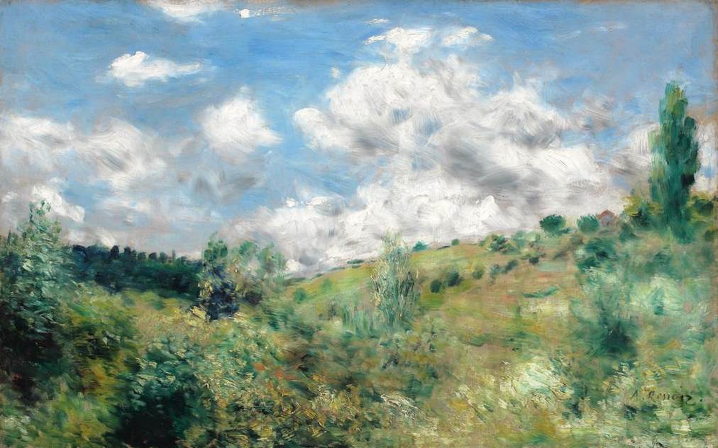 The Gust of Wind by Pierre Auguste Renoir