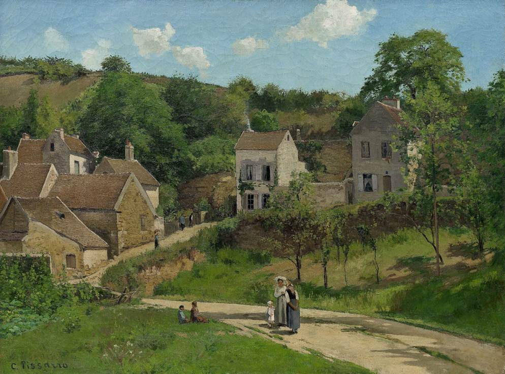 The Guggenheim The Hermitage at Pontoise by Camille Pissarro