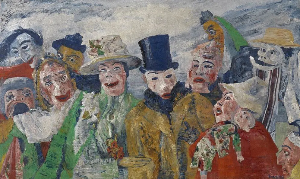 The Intrigue by James Ensor