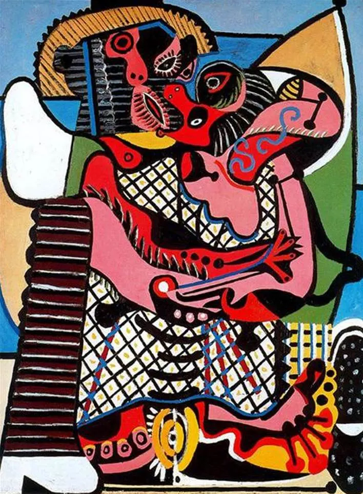 The Kiss by Pablo Picasso 1925