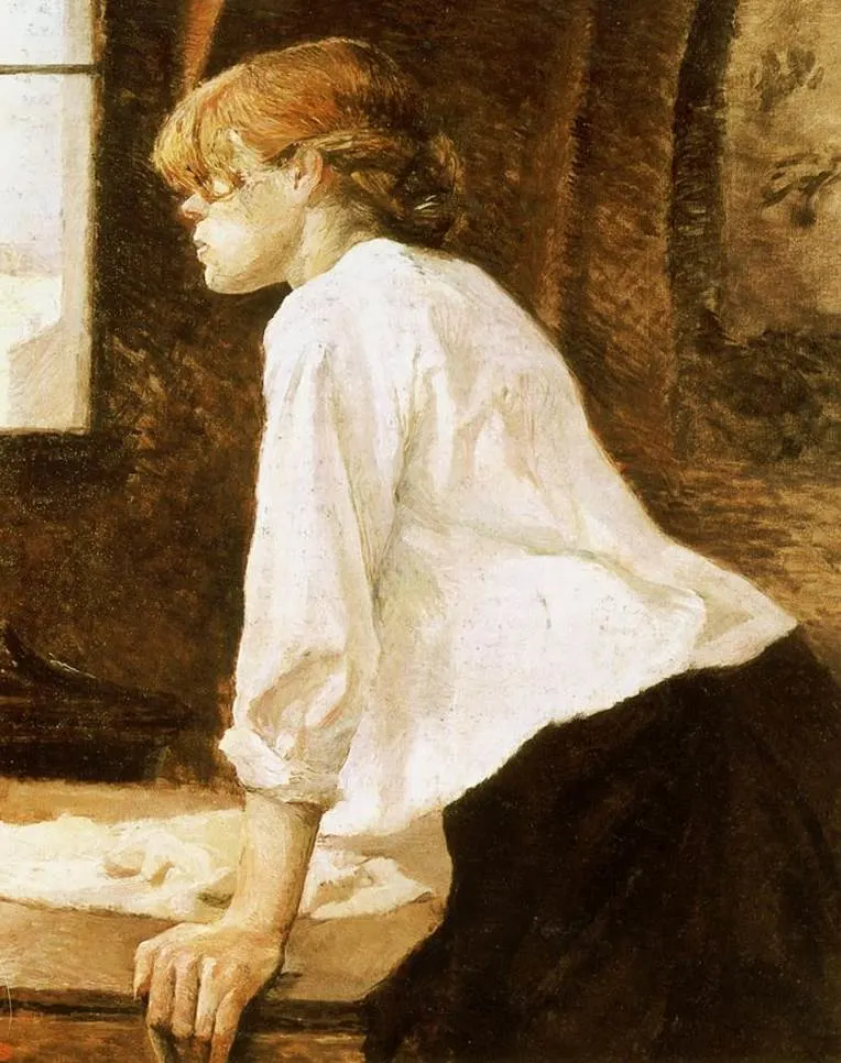 The Laundress by Henri de Toulouse Lautrec