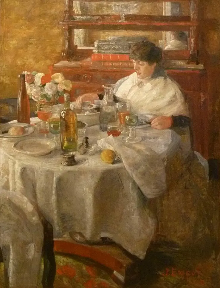 The Oyster Eater by James Ensor