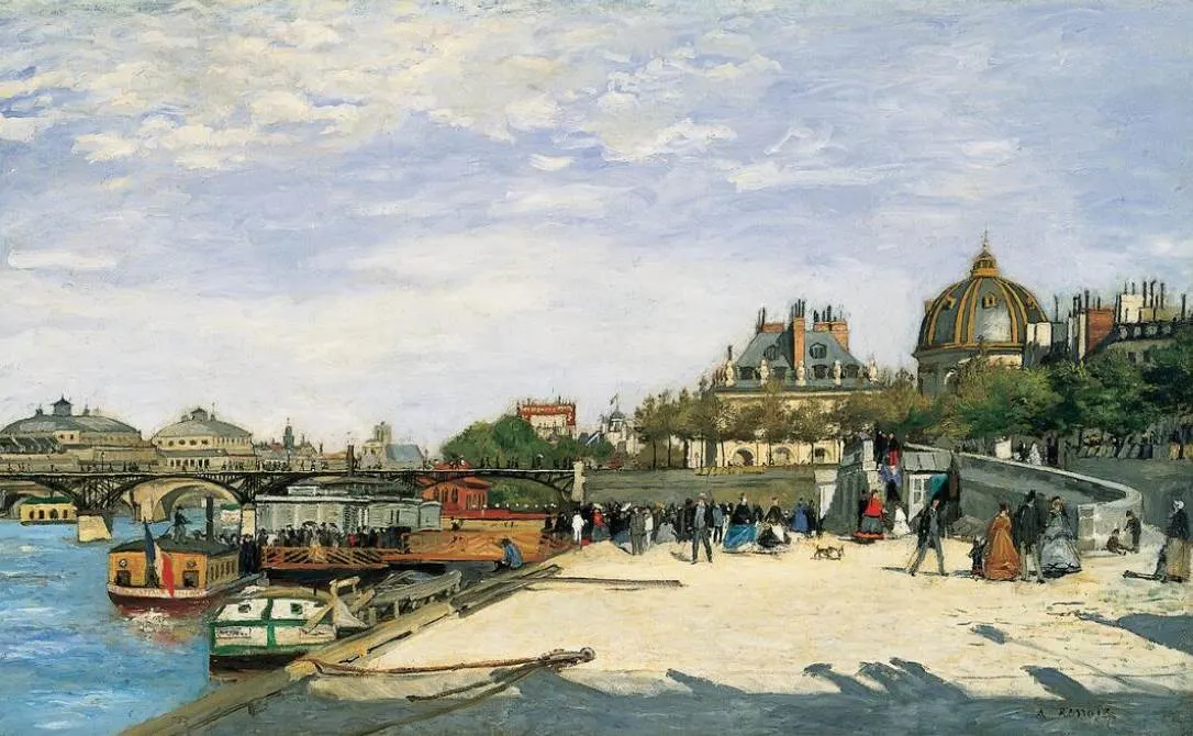 The Pont des Arts by Pierre Auguste Renoir