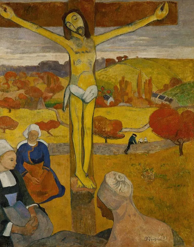 The Yellow Christ by Paul Gauguin