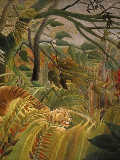 Tiger in a Tropical Storm by Henri Rousseau