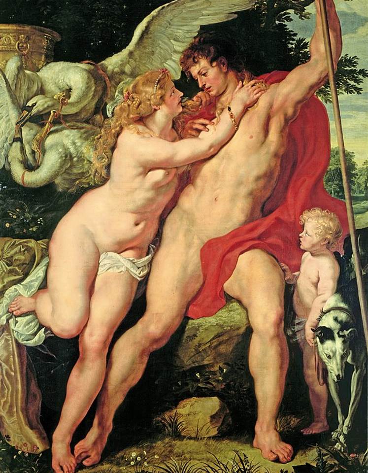 Venus and Adonis Rubesn 1609 Kunstpalast