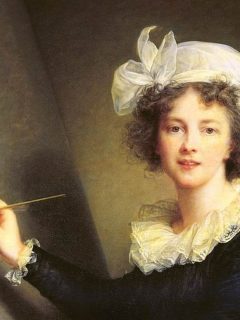 Vigee Le Brun Self portrait painting Marie Antoinette