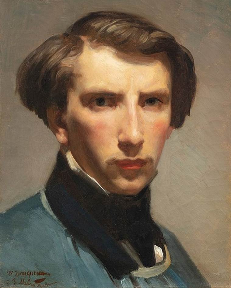 William Adolphe Bouguereau self portrait young