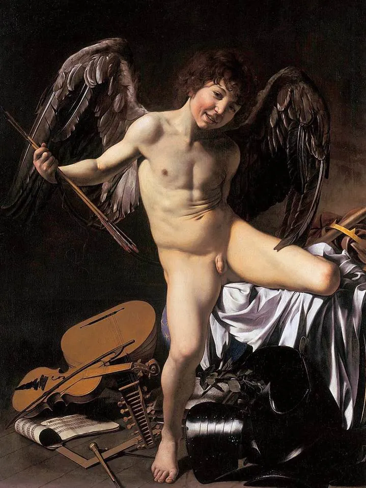Amor Victorious by Caravaggio