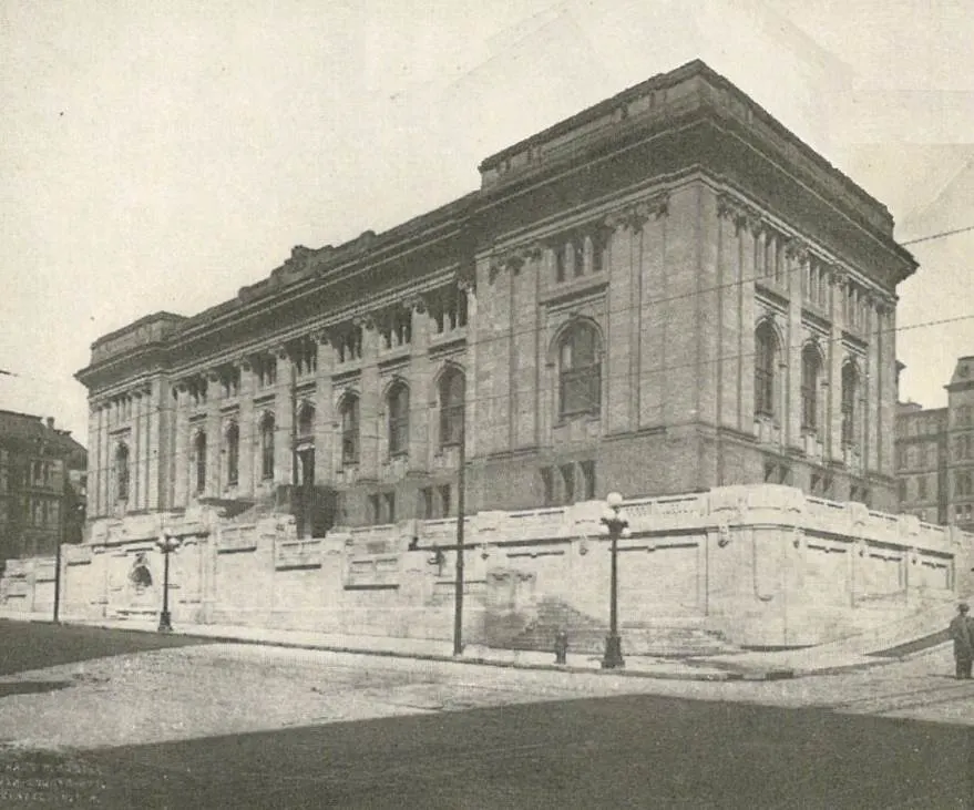 Carnegie Library in Seattle early 20th century