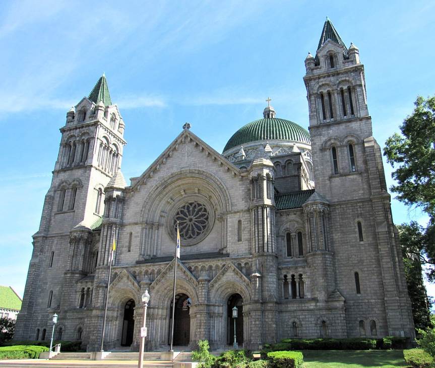 Cathedral Basilica of Saint Louis Romanesque Revival architecture