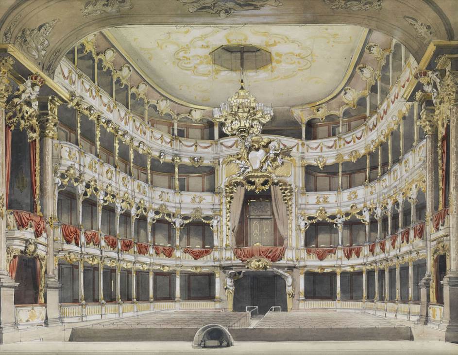 Cuvilllies Theatre in the 19th century