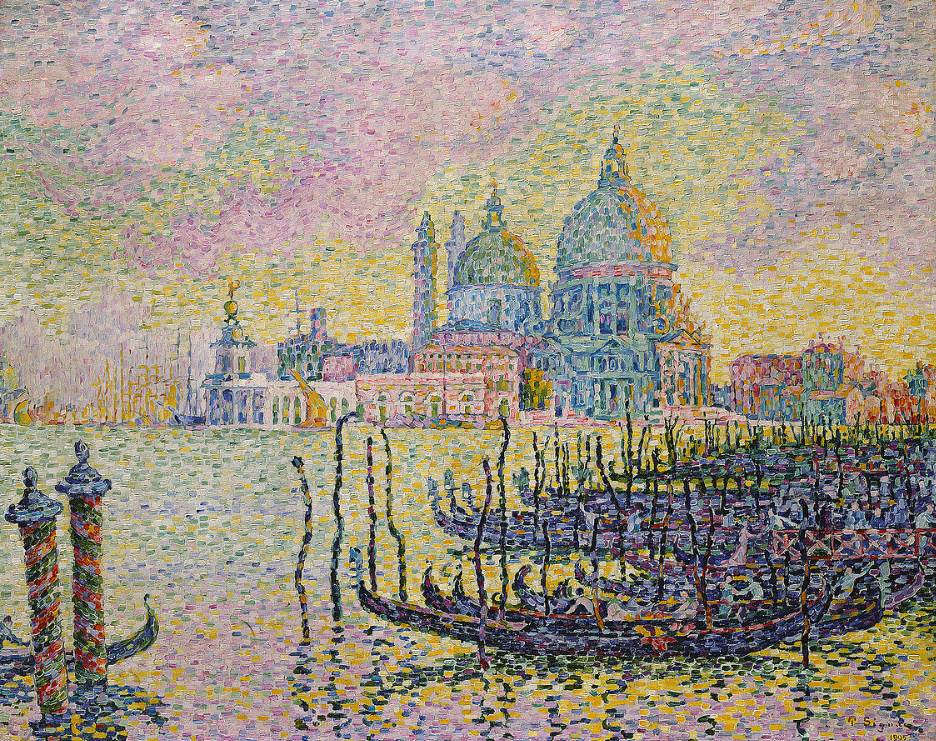 Entrance to the Grand Canal Venice by Paul Signac