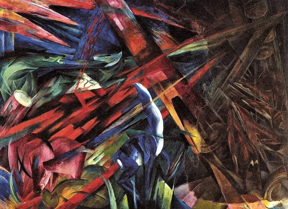 Fate of the Animals by Franz Marc