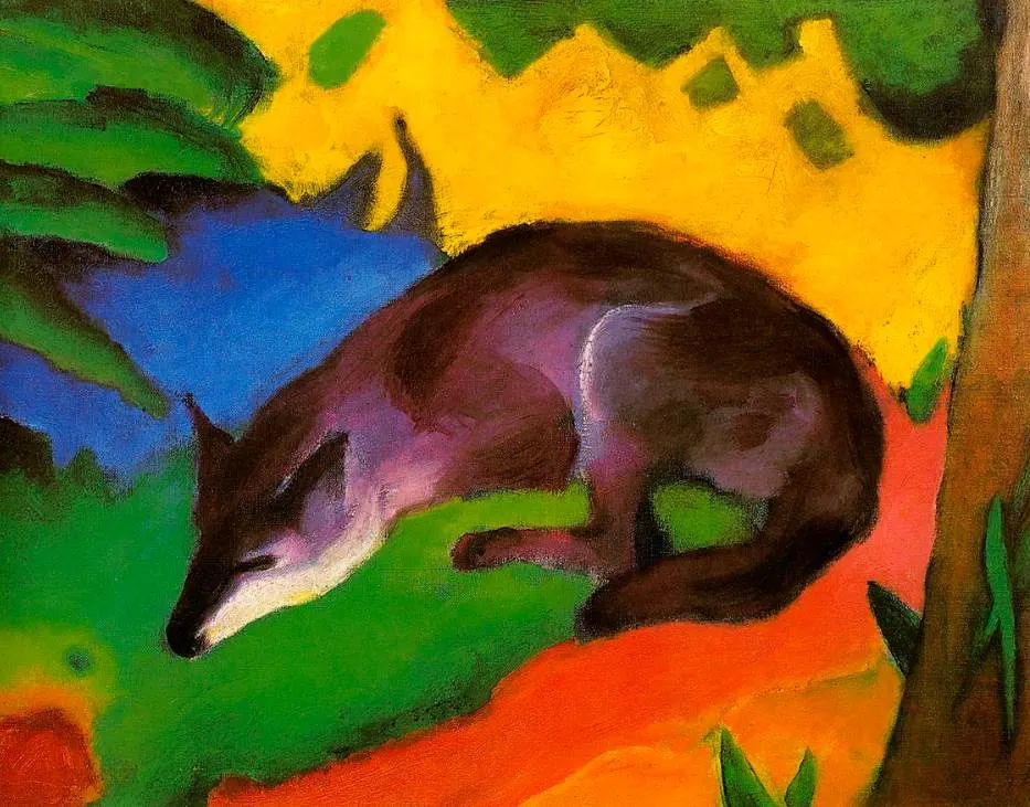 Fox by Franz Marc