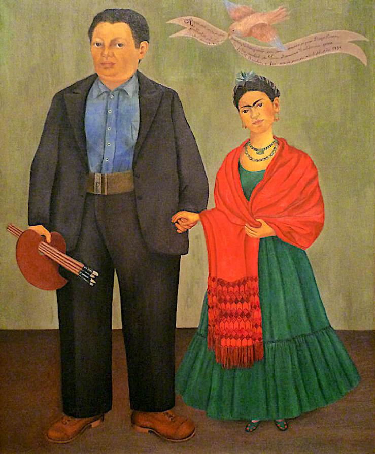 Frieda and Diego Rivera by Frida Kahlo