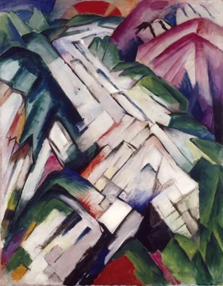 Gebirge by Franz Marc