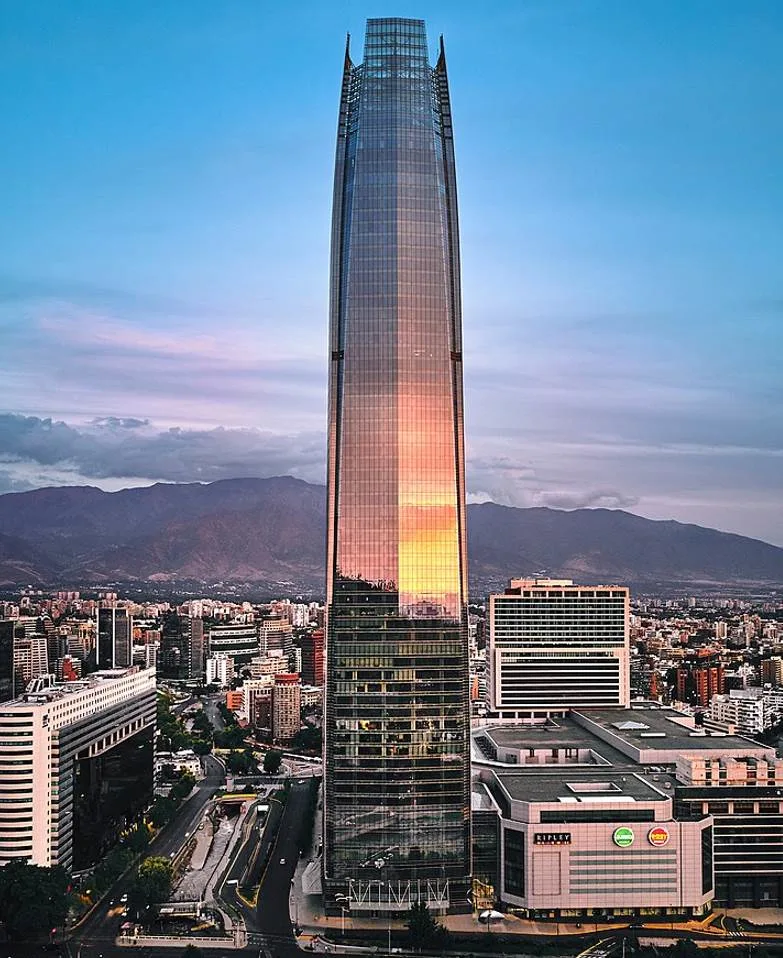 Gran Torre Santiago height