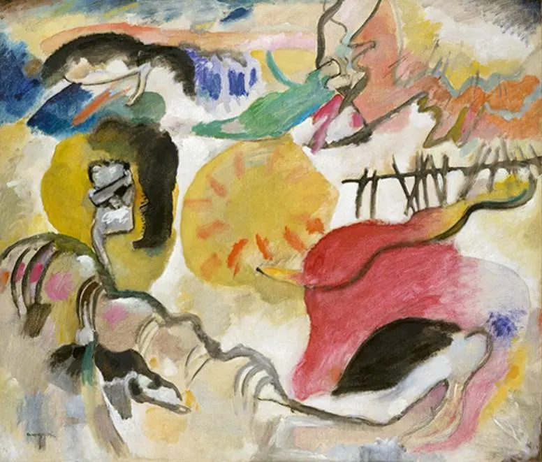 Improvisation 27 Garden of Love II by Wassily Kandinsky