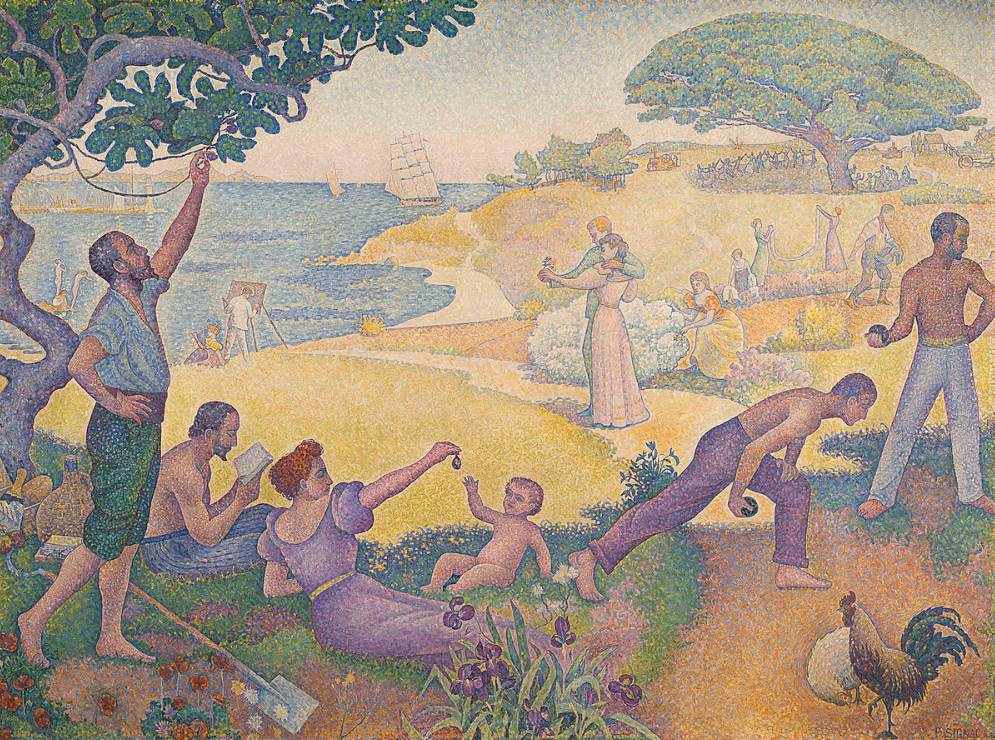In the Time of Harmony the Golden Age is not in the Past it is in the Future by Paul Signac