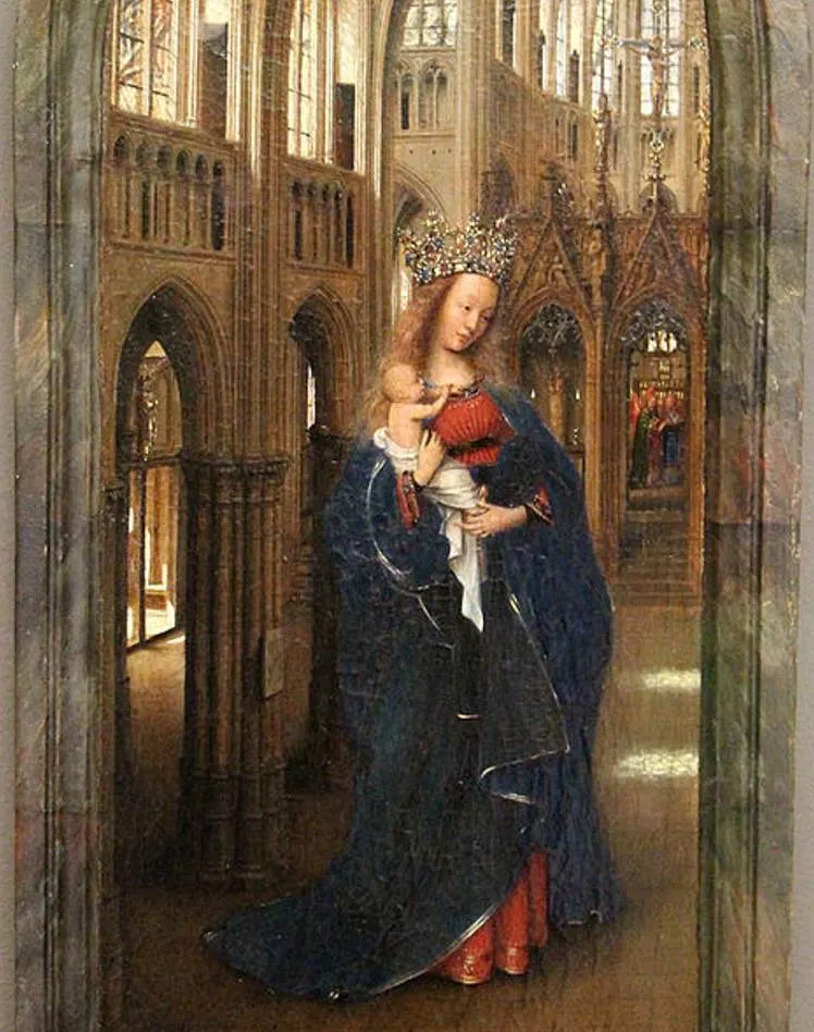 Madonna in the Church in frame