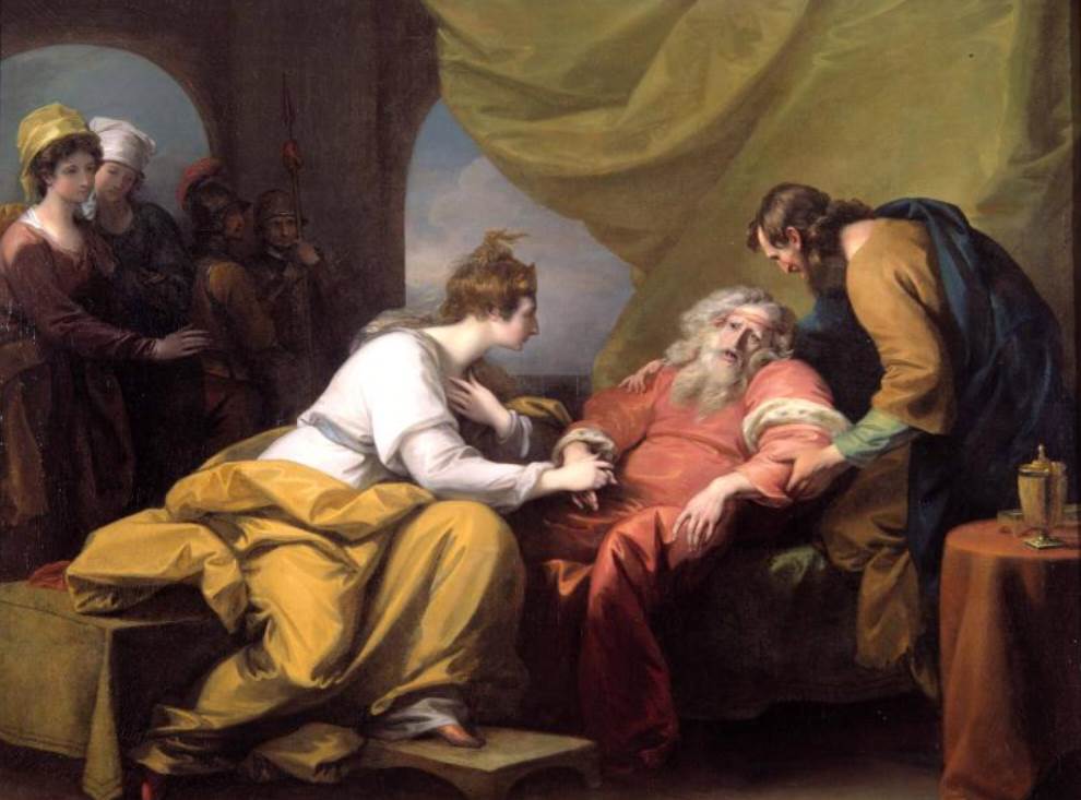 Meeting of Lear and Cordelia by Benjamin West