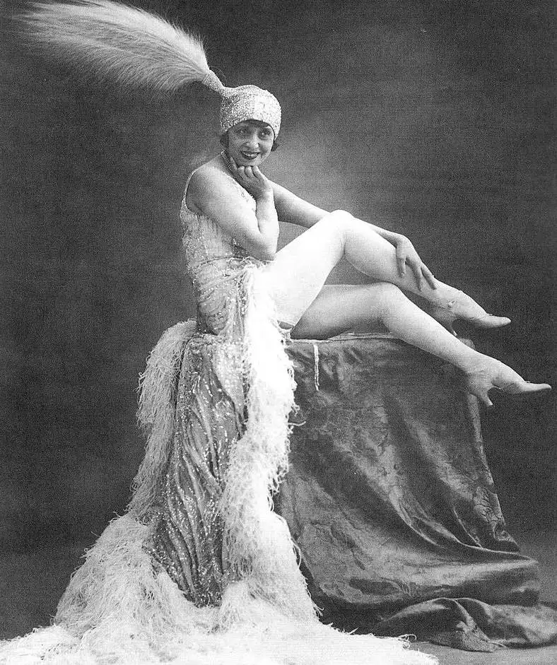 Mistinguett at the Moulin Rouge