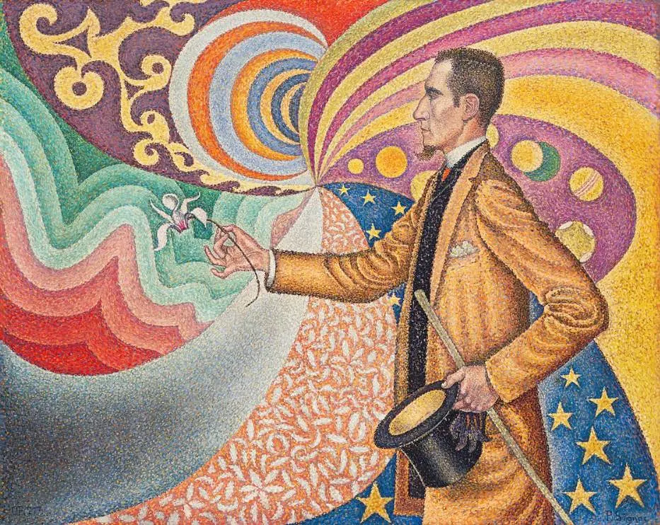 Opus 217 Portrait of M. Felix Feneon by Paul Signac