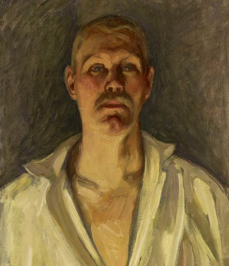 Pekka Halonen self portrait of the Finnish artist