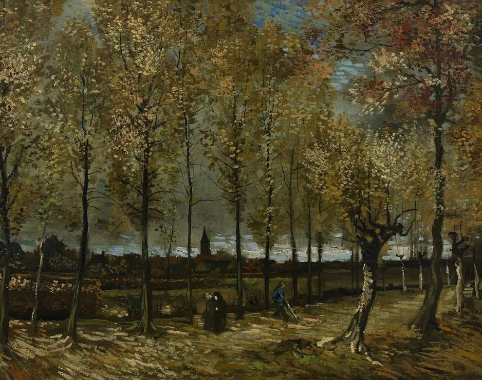 Poplars near Nuenen by Vincent van Gogh