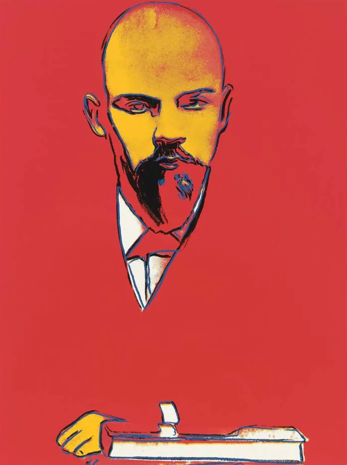Red Lenin by Andy Warhol