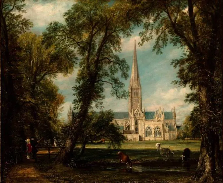 Salisbury Cathedral from the Bishops Grounds by John Constable