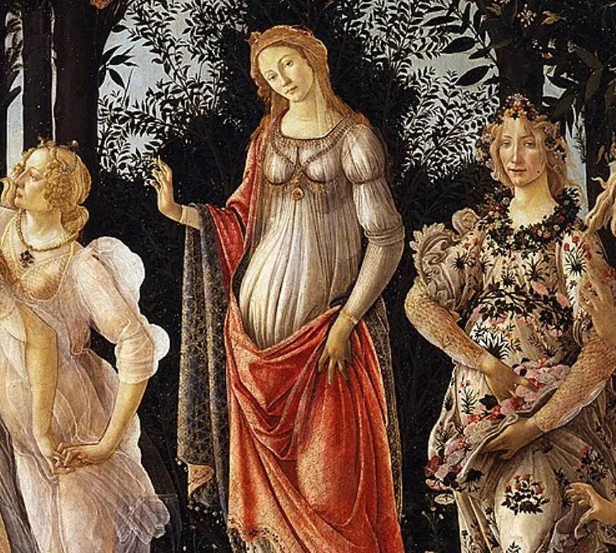 Sandro Botticelli Spring detail