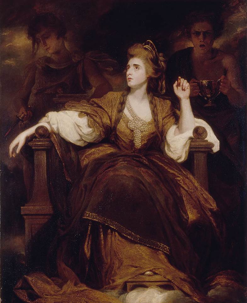 Sarah Siddons as the Tragic Muse by Joshua Reynolds
